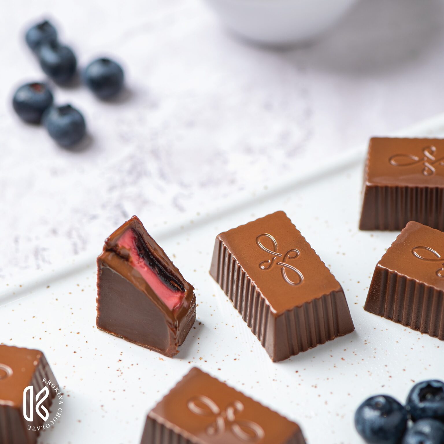 Handcrafted luxury chocolates by Krokina chocolate