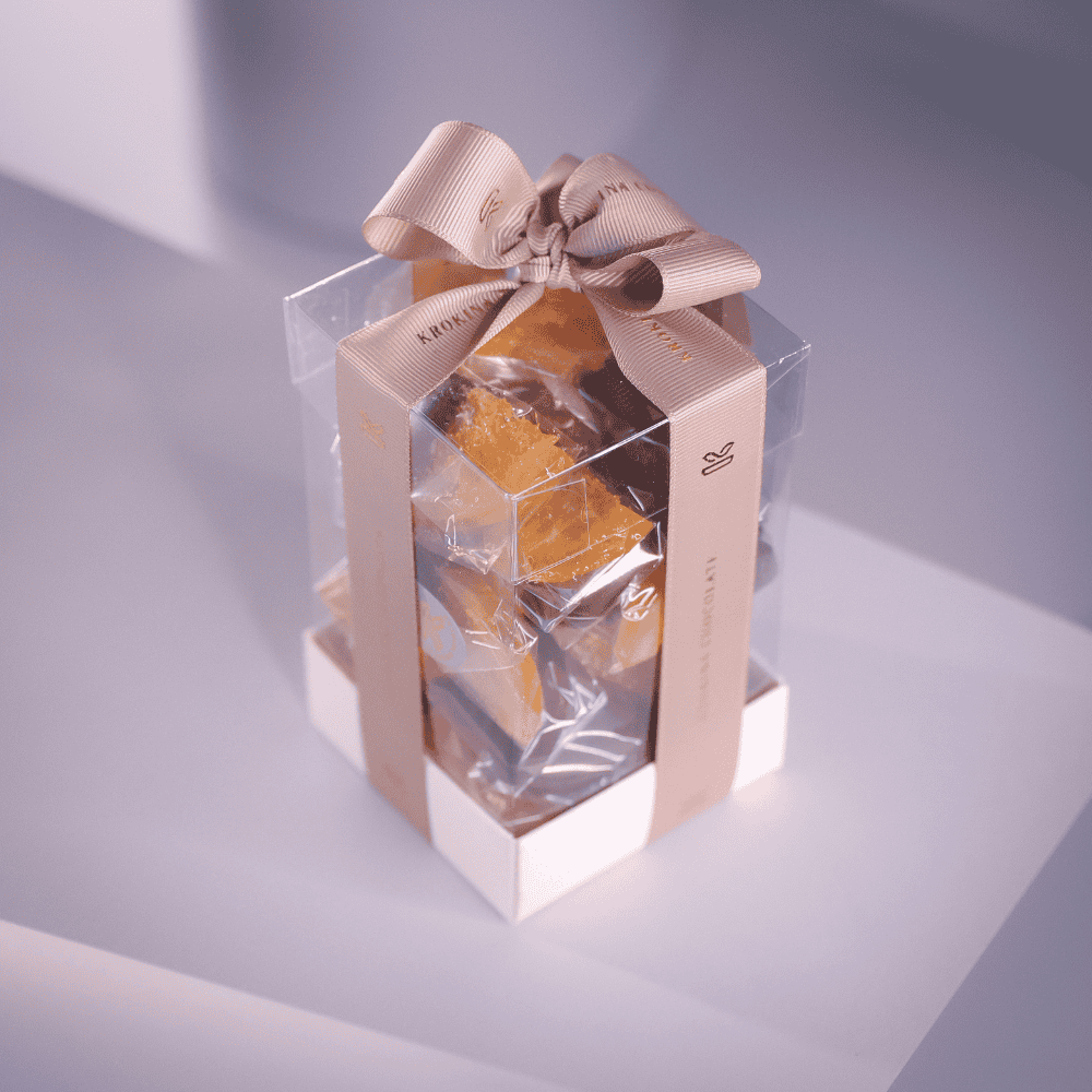 French Lemon Chocolate 1 &bull; <span style="font-family: times-new-roman;"><strong>French Lemon Chocolate by Krokina</strong></span> <span style="font-family: times-new-roman;">Delight in the perfect balance of French lemon and rich chocolate. Elegantly crafted, this treat combines citrus freshness with chocolate indulgence—a luxurious gift or a personal indulgence.</span>