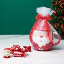 Christmas Mug Gift Set – Festive Santa Mug with 150g Assorted Christmas Chocolates