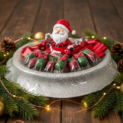 Christmas Chocolate Gift Tray with Santa Decoration (1300g)