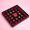 ما حدا بعبي مطرحك بقلبي Valentine Collection &bull; <p data-start="449" data-end="820"><span style="font-family: times-new-roman;">A perfect harmony of romance and indulgence.</span><br data-start="493" data-end="496" /><span style="font-family: times-new-roman;">This 500g Heart x Flower chocolate box features a heart-shaped arrangement of premium assorted chocolates, beautifully topped with elegant flower details. Available in <strong data-start="664" data-end="671">Red</strong> or <strong data-start="675" data-end="683">Pink</strong>, it’s designed to say <em data-start="706" data-end="712">love</em> at first sight — and first bite. Ideal for Valentine’s Day, anniversaries, or unforgettable romantic gifts.</span></p> <p data-start="822" data-end="873"><span style="font-family: times-new-roman;"><strong data-start="822" data-end="833">Weight:</strong> 500g</span><br data-start="838" data-end="841" /><span style="font-family: times-new-roman;"><strong data-start="841" data-end="862">Colors Available:</strong> Red & Pink</span></p>