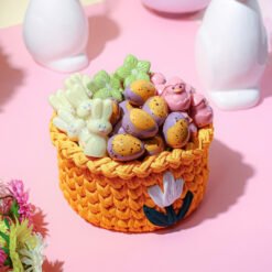 Easter Garden Chocolate Basket 400g - Orange
