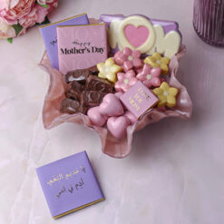 Alternative view of Blossom Chocolate Plate Mother’s Day